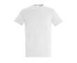 T-shirt basique à imprimer avec le logo couleur gris clair chiné