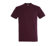 T-shirt basique à imprimer avec le logo couleur grenat