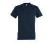 T-shirt basique à imprimer avec le logo couleur bleu pétrole