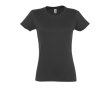 T-shirt femme personnalisé pour entreprise couleur gris foncé