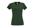T-shirt femme personnalisé pour entreprise couleur vert foncé