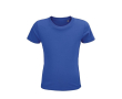 T-shirt taille enfant avec logo de la marque couleur bleu roi
