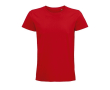 T-shirts durables avec logo à offrir couleur rouge