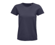 T-shirt éco femme en matières organiques couleur titan