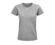 T-shirt éco femme en matières organiques couleur vert militaire