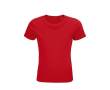 T-shirts écologiques pour cadeaux enfants couleur rouge