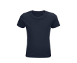 T-shirts écologiques pour cadeaux enfants couleur bleu marine