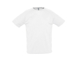 T-shirts de sport personnalisables couleur blanc