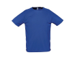 T-shirts de sport personnalisables couleur bleu roi