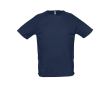 T-shirts de sport personnalisables couleur bleu marine