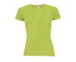 T-shirt de sport personnalisé pour femme couleur vert clair