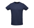 T-shirt unisexe pour cadeaux d'entreprise couleur bleu marine