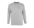 Tee shirt manches longues avec logo couleur vert militaire