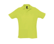 Polo en coton personnalisé avec la marque couleur vert clair