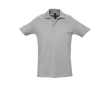 Polo avec logo pour vêtements d'entreprise couleur gris