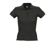 Polo personnalisé pas cher pour femme couleur noir