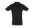 Polo floqué 100% coton pour entreprise couleur noir