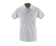 Polo floqué 100% coton pour entreprise couleur gris