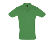 Polo floqué 100% coton pour entreprise couleur vert