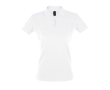Polo personnalisable 100% coton couleur blanc