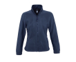 Veste polaire femme avec le logo d'entreprise couleur bleu foncé