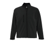 Veste soft Shell floquée avec logo couleur noir