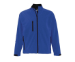 Veste soft Shell floquée avec logo couleur bleu roi