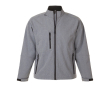 Veste soft Shell floquée avec logo couleur vert militaire