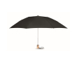 Parapluie pliable et réversible en RPET couleur noir