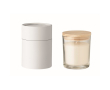 Bougie publicitaire senteur vanille couleur transparent