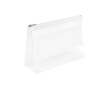 Sachet en plastique avec fermeture éclair couleur blanc
