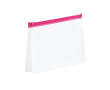 Sachet hermétique avec fermeture éclair couleur rose