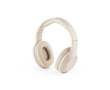 Casque de musique en fibres de paille de blé couleur naturel