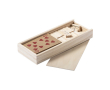 Ensemble de jeux de société couleur bois