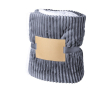 Couverture personnalisable douce et chaude couleur gris