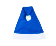 Bonnet papa Noël en couleurs vives couleur bleu