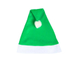 Bonnet papa Noël en couleurs vives couleur vert
