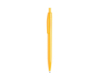 Stylo publicitaire monochrome coloré couleur jaune