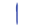 Stylo publicitaire monochrome coloré couleur bleu