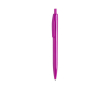 Stylo publicitaire monochrome coloré couleur fuchsia