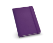 Carnet avec couverture en similicuir couleur violet