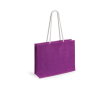 Sac en toile de jute personnalisable couleur fuchsia