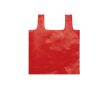 Sac de course personnalisable pliable couleur rouge