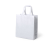 Sac résistant stratifié avec soufflet couleur blanc