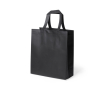 Sac résistant stratifié avec soufflet couleur noir