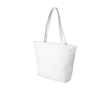 Sac avec grand compartiment et fermeture couleur blanc
