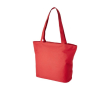 Sac avec grand compartiment et fermeture couleur rouge