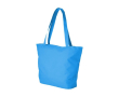 Sac avec grand compartiment et fermeture couleur bleu