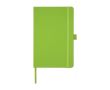 Carnet écologique recyclé avec logo couleur vert lime