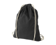 Sac à dos cordon personnalisable avec logo couleur noir